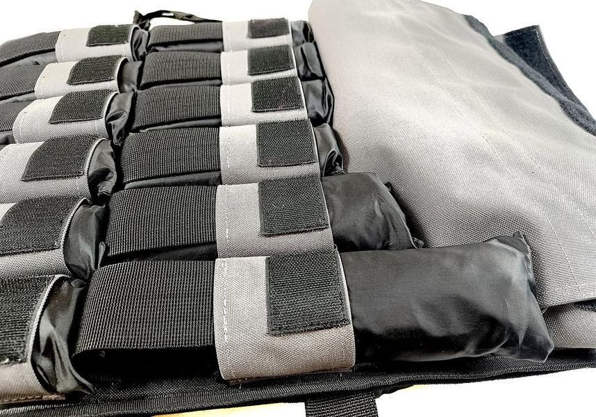 Жилет утяжелитель Armor 18 кг наборной с шагом 0,5 кг EasyFit 2123996 фото