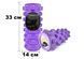 Масажний ролик Grid Roller PRO 33 см Фіолетовий EasyFit 2124088 фото 1