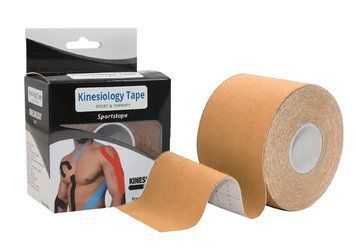 Кинезиологический тейп Kinesio бежевый EasyFit 2124664 фото