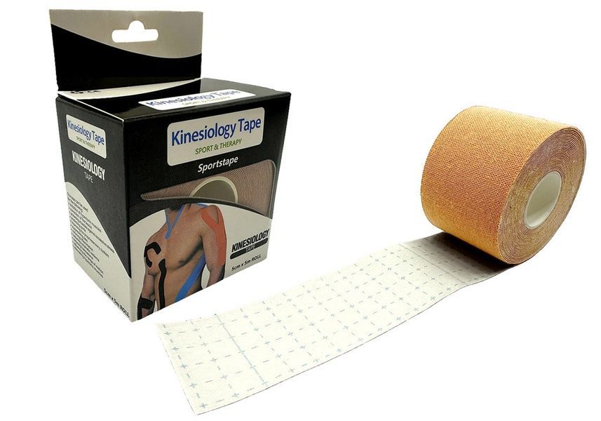 Кінезіологічний тейп Kinesio бежевий EasyFit 2124664 фото