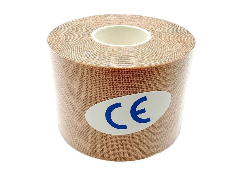 Кінезіологічний тейп Kinesio бежевий EasyFit 2124664 фото