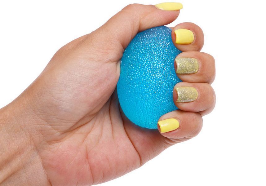 Эспандер кистевой Hand Boost (силиконовое яйцо) синий EasyFit 2123859 фото