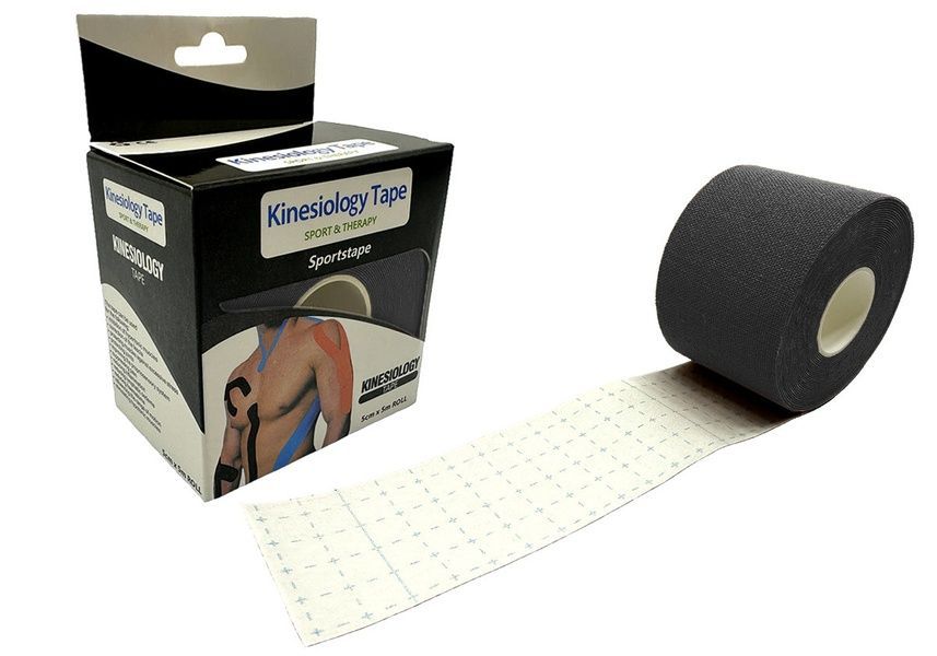Кінезіологічний тейп Kinesio чорний EasyFit 2124663 фото