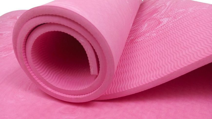 Килимок для йоги та фітнеса PER Premium Mat 8 мм Рожевий EasyFit 2124256 фото