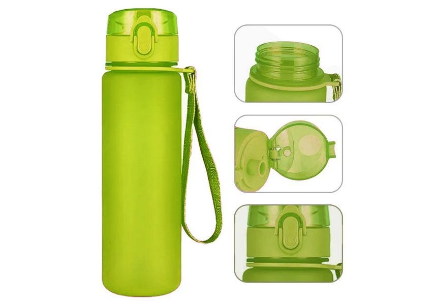 Пляшка для води AquaFlow 600 мл (зелена) EasyFit 2124580 фото