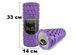 Масажний ролик Grid Roller 33 см v.1.1 Фіолетовий EasyFit 2124025 фото 1