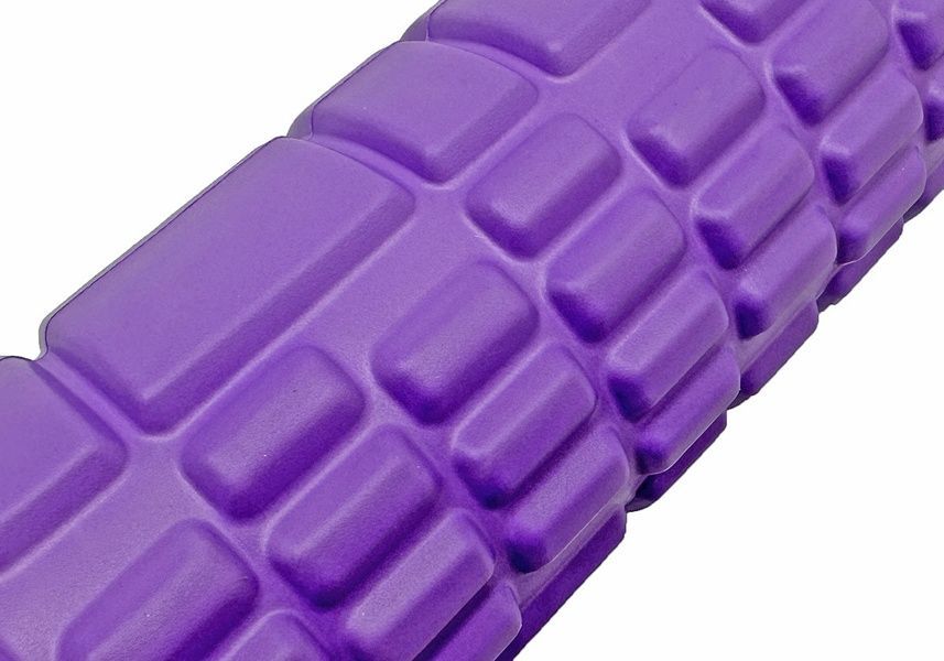 Масажний ролер Solid Grid Roller Mini 30 см фіолетовий EasyFit 2124225 фото