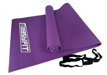 Килимок для йоги та фітнесу ПВХ (PVC) Фіолетовий EasyFit 2124270 фото