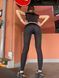 Лосини жіночі спортивні з перфорацією з високою посадкою біфлекс колір чорний 2XL 1815348 фото 7