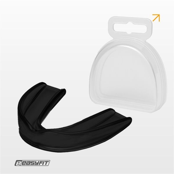 Капа для бокса черная EasyFit 2124697 фото