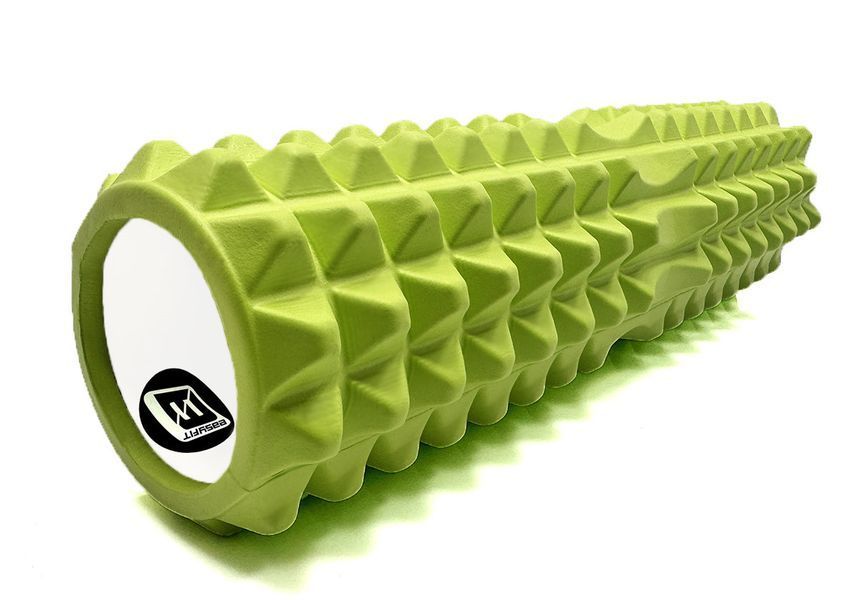 Массажный ролик Grid Roller 45 см v.2.2 Салатовый EasyFit 2124052 фото