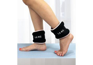 Утяжелители Comfort 1 кг для ног и рук с металлом (пара) EasyFit 2124000 фото