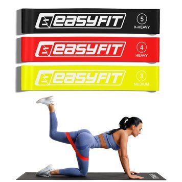 Резинки для фитнеса набор 3 шт EasyFit 2123799 фото