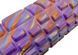 Массажный ролик Grid Roller 33 см v.1.1 Multi Фиолетовый EasyFit 2124029 фото 2