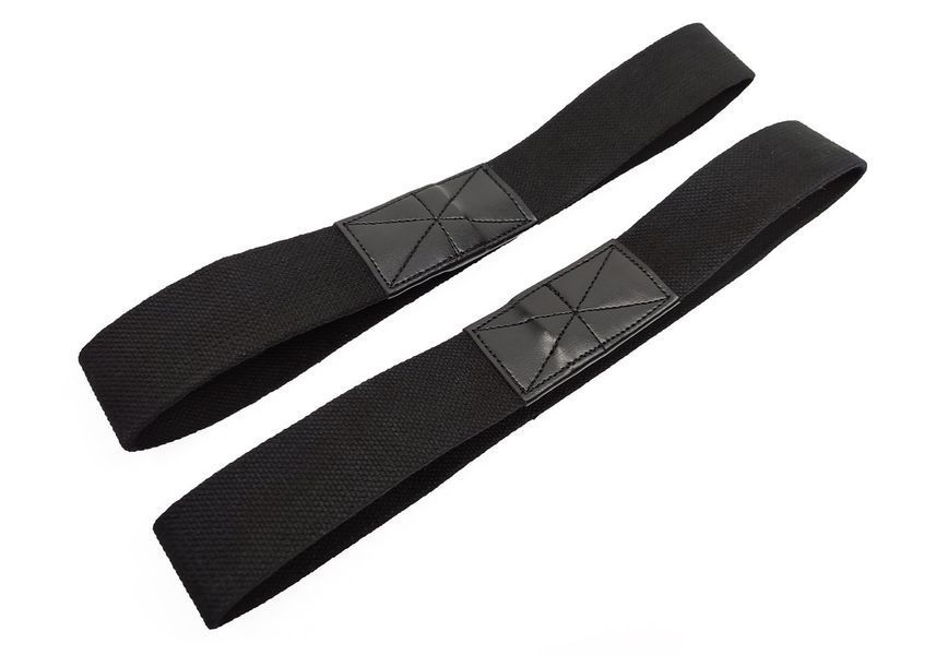 Лямки атлетические для турника и перекладины черные EasyFit 2124527 фото