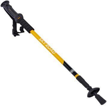 Палка для скандинавской ходьбы SKY ROAD желтая EasyFit 2123886 фото