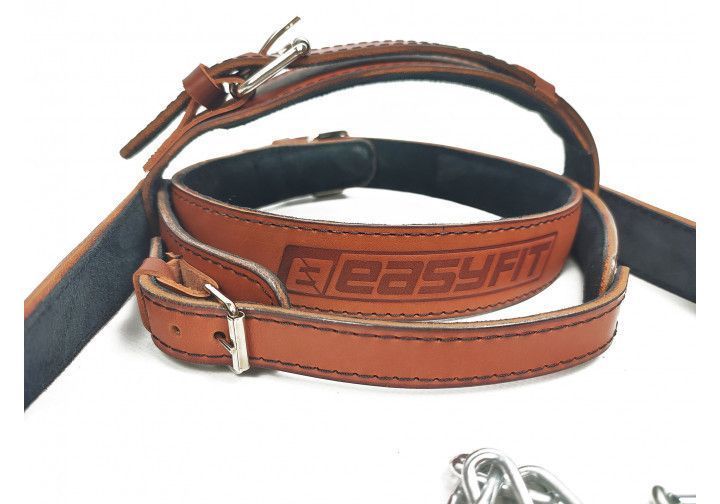 Упряж BISON коричнева (шкіра) EasyFit 2124529 фото