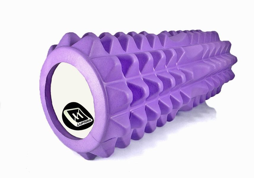 Масажний ролик Grid Roller 33 см v.1.2 Фіолетовий EasyFit 2124032 фото