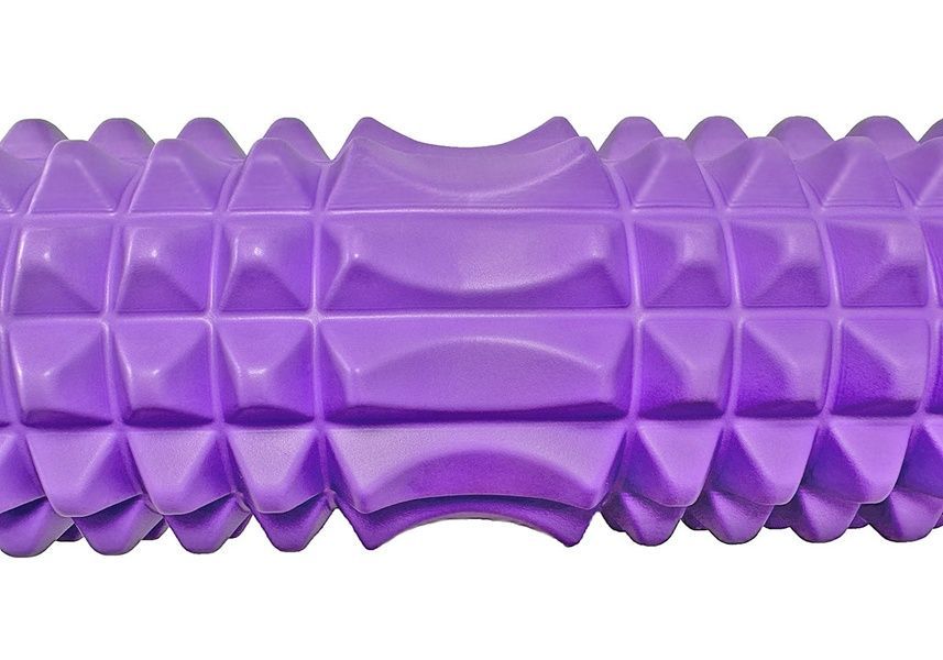 Масажний ролик Grid Roller 33 см v.1.2 Фіолетовий EasyFit 2124032 фото