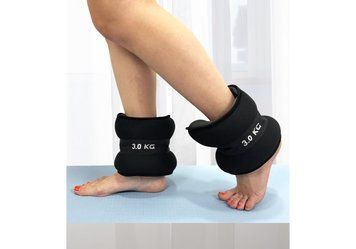 Утяжелители Comfort 3 кг для ног и рук с металлом (пара) EasyFit 2124004 фото