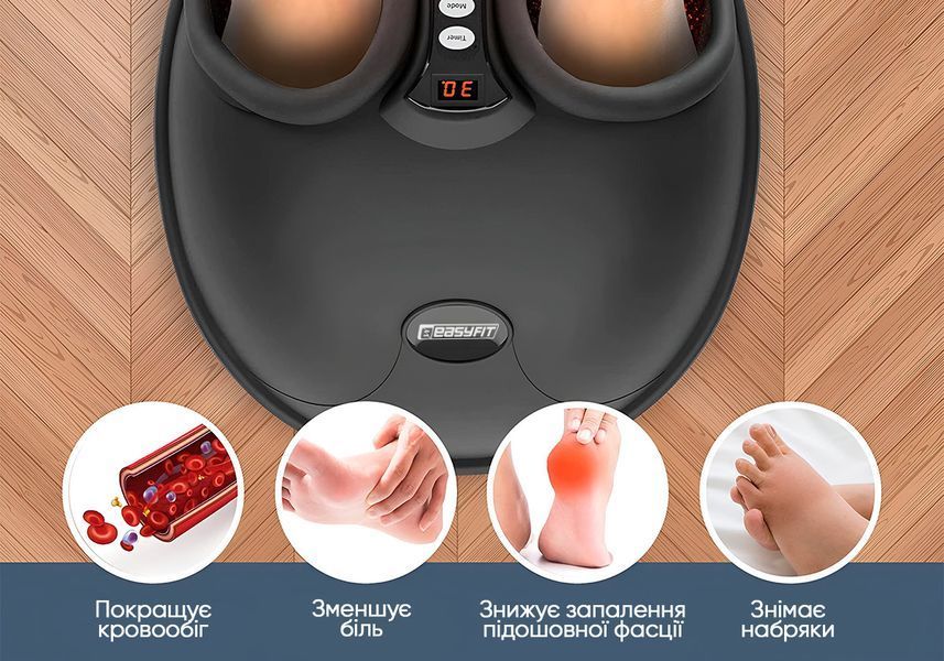 Лімфодренажний масажер для ніг EasyFit EasyFit 2124233 фото