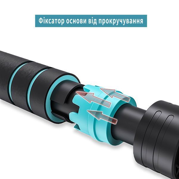 Раздвижной распорный турник BlueGymBar 95-120 см EasyFit 2123912 фото