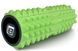 Массажный ролик Grid Roller 33 см v.1.2 с заглушками с двух сторон (салатовый) EasyFit 2124215 фото 1