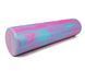 Массажный ролик Foam Roller 60 см двухцветный Мятный-розовый EasyFit 2124092 фото 1