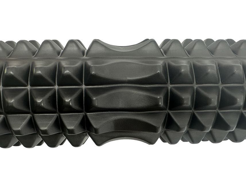 Масажний ролик Grid Roller 33 см v.1.2 Чорний EasyFit 2124035 фото