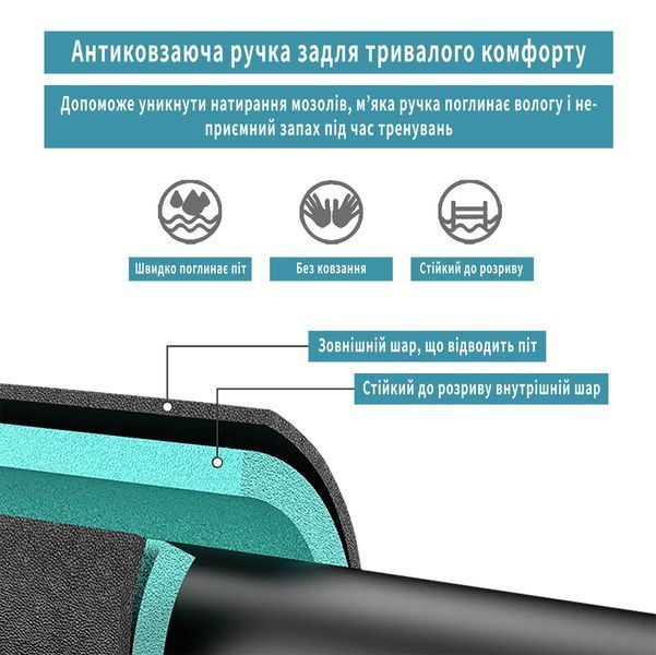 Раздвижной распорный турник BlueGymBar 70-95 см EasyFit 2123913 фото