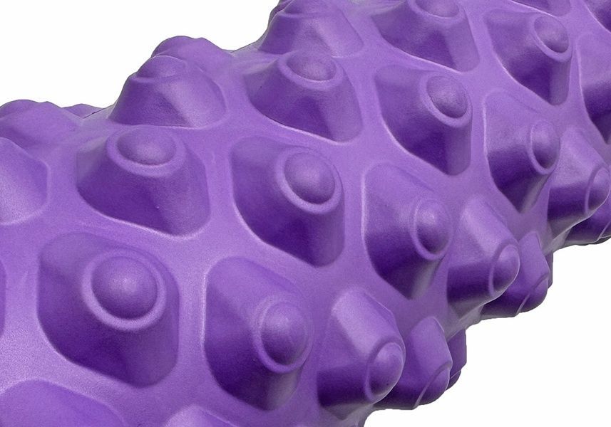 Масажний ролик Grid Roller Extreme 33 см Фіолетовий EasyFit 2124036 фото