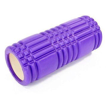 Массажный ролик Grid Roller 33 см v.1.0 Фиолетовый EasyFit 2124078 фото