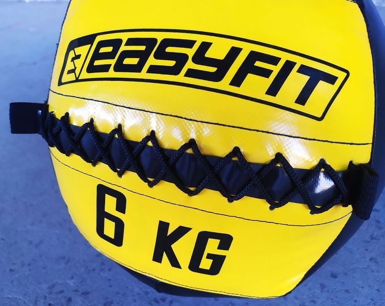 Медичний м'яч Wall Ball (медбол, волболл) 6 кг EasyFit 2124016 фото