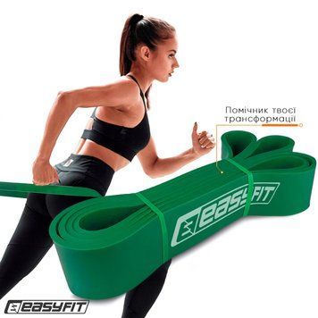 Резиновая петля 19-65 кг Зеленая EasyFit 2123782 фото