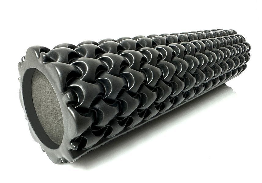 Масажний ролик Plexus 45 см Чорний EasyFit 2124178 фото