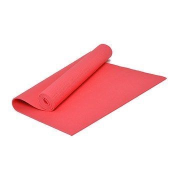 Килимок для йоги та фітнесу ПВХ (PVC) Червоний EasyFit 2124271 фото