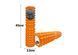 Массажный ролик Grid Roller 45 см v.2.2 Оранжевый EasyFit 2124053 фото 1