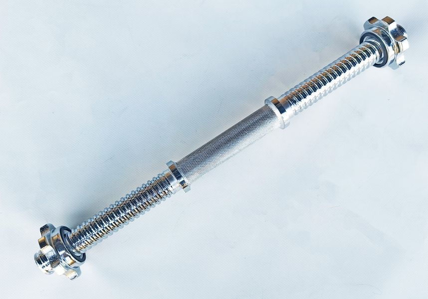 Гантельний гриф 45 см &Oslash; 28 мм хромований EasyFit 2123742 фото