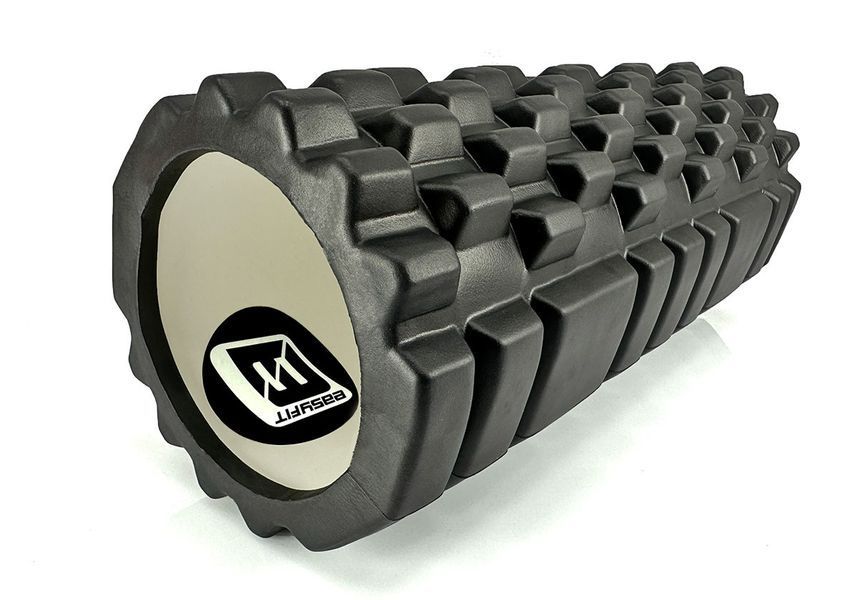 Масажний ролик Grid Roller 33 см v.1.1 Чорний EasyFit 2124028 фото