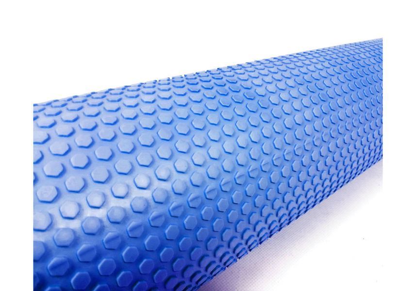 Масажний ролик Foam Roller 90 см Синій EasyFit 2124115 фото
