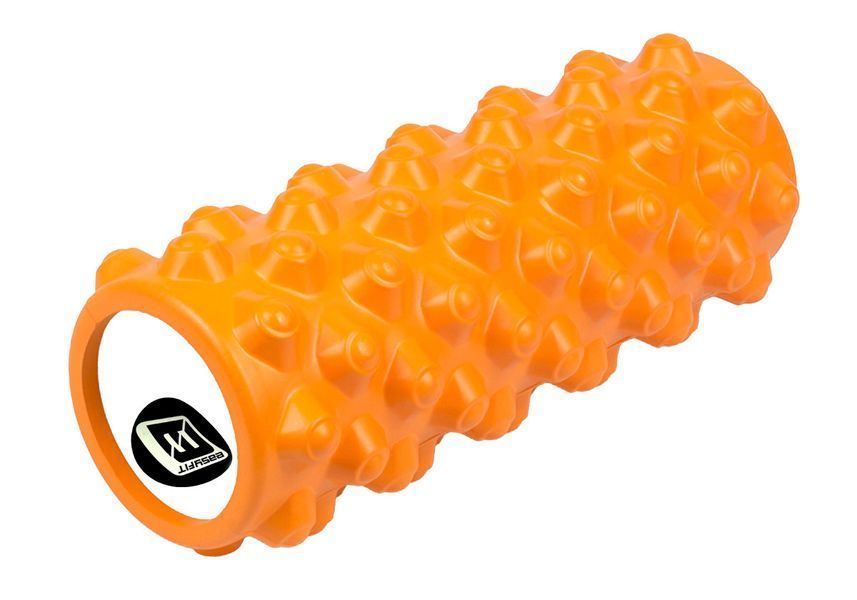 Масажний ролик Grid Roller Extreme 33 см Помаранчевий EasyFit 2124039 фото