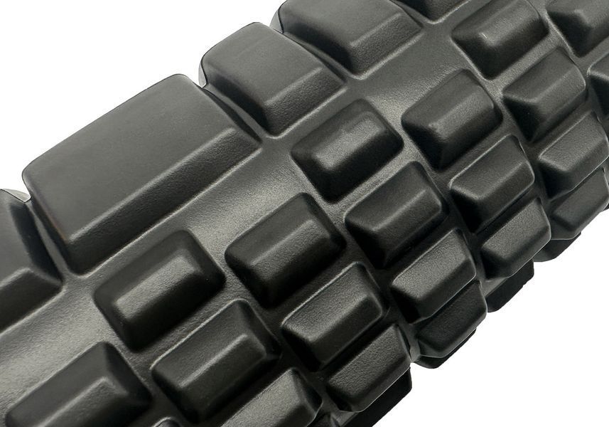 Масажний ролик Grid Roller 33 см v.1.1 Чорний EasyFit 2124028 фото