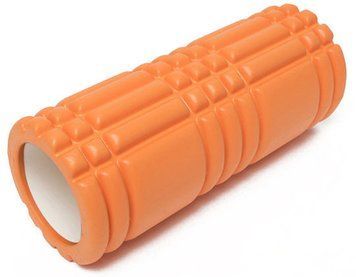 Массажный ролик Grid Roller 33 см v.1.0 Оранжевый EasyFit 2124081 фото