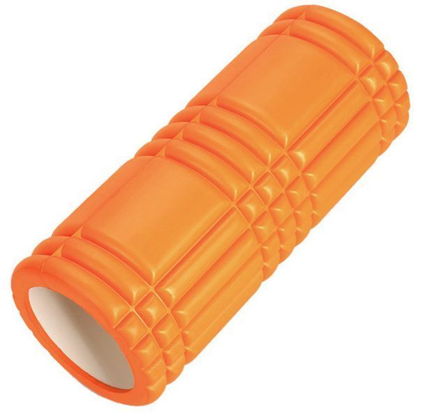 Массажный ролик Grid Roller 33 см v.1.0 Оранжевый EasyFit 2124081 фото