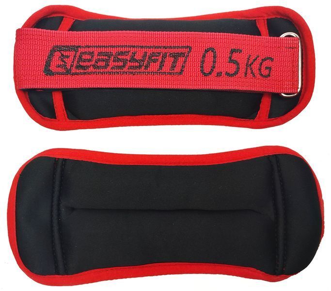 Утяжелители для ног и рук с металлом MYAKI по 0,5 кг (пара) EasyFit 2123985 фото