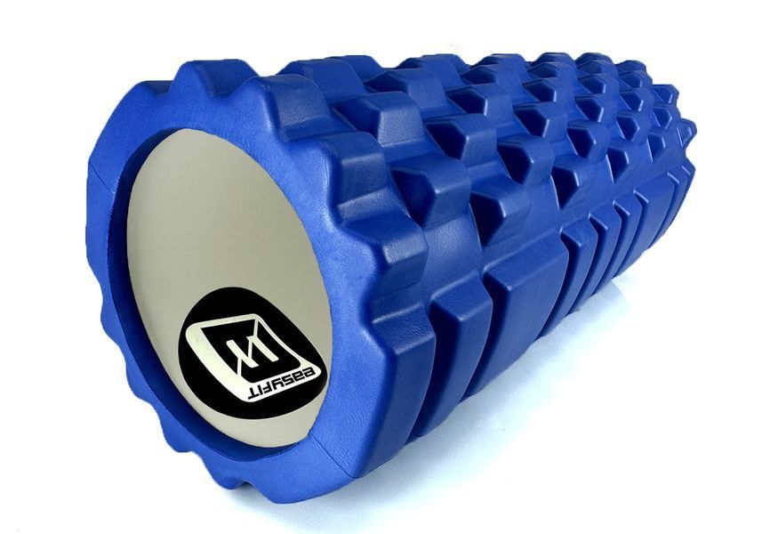 Масажний ролик Grid Roller 33 см v.1.1 Синій EasyFit 2124027 фото