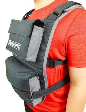 Жилет-утяжелитель до 20 кг наборной с филерами EasyFit 2123975 фото