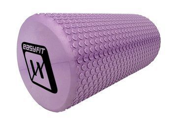 Массажный ролик Foam Roller 30 см Сиреневый EasyFit 2124041 фото