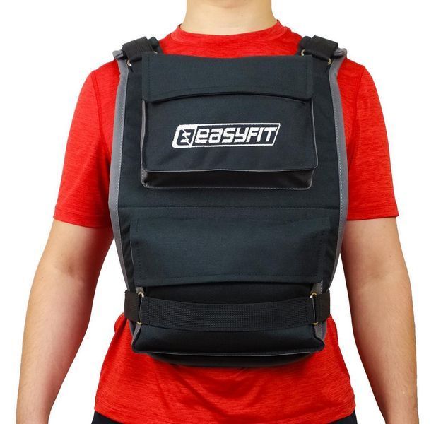 Жилет-обтяжувач до 20 кг набірний з філерами EasyFit 2123975 фото