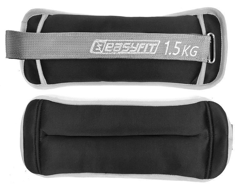 Обтяжувачі для ніг та рук з металом MYAKI по 1,5 кг (пара) EasyFit 2123987 фото